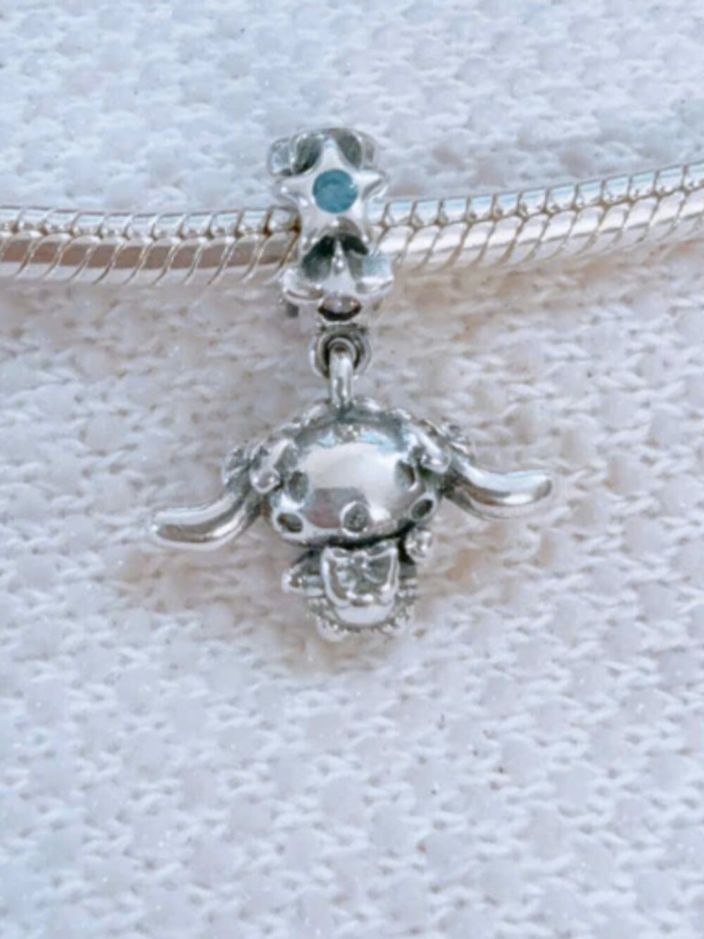 Cinnamoroll Sanrio Silver Dangle Charm For Pandora Bracelet or Necklace
